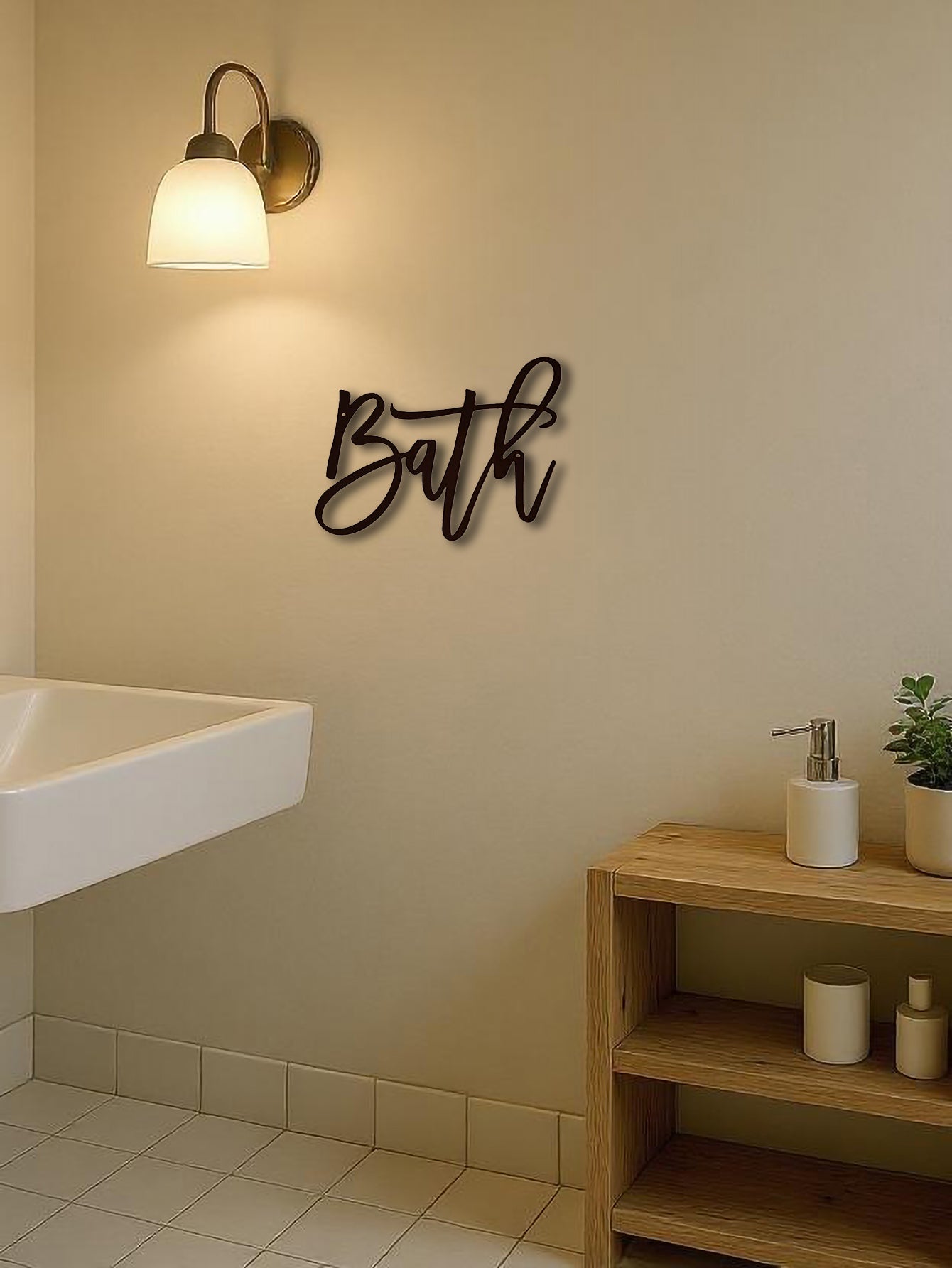 Metal Letter Pendant,Create A Stylish Focal Point For Wall Art, Chic Home Decor